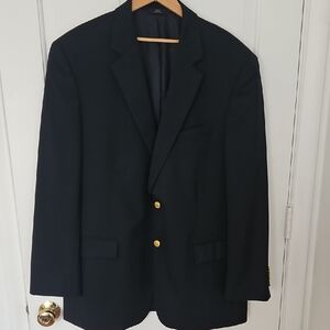 Brooks Brothers Navy Blazer with Gold Buttons